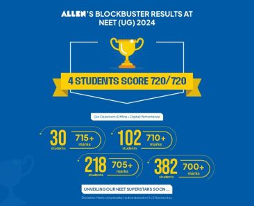 ALLEN’s Blockbuster Result at NEET UG 2024