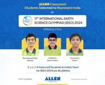 ALLEN Students to Represent India at (IESO) Finals