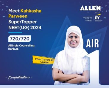 ALLEN Kahkasha - NEET UG 2024 Topper