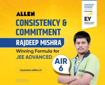 Consistency & Commitment (AIR 6) Rajdeep Mishra's Winning Formula for JEE Advanced