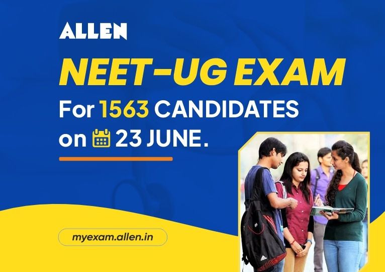 NTA to Re-Conduct NEET UG 2024 Exam for 1563 Candidates on 23 June