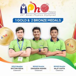 3 ALLEN Students Bags 1 Gold & 2 Bronze Medals in APhO 2024