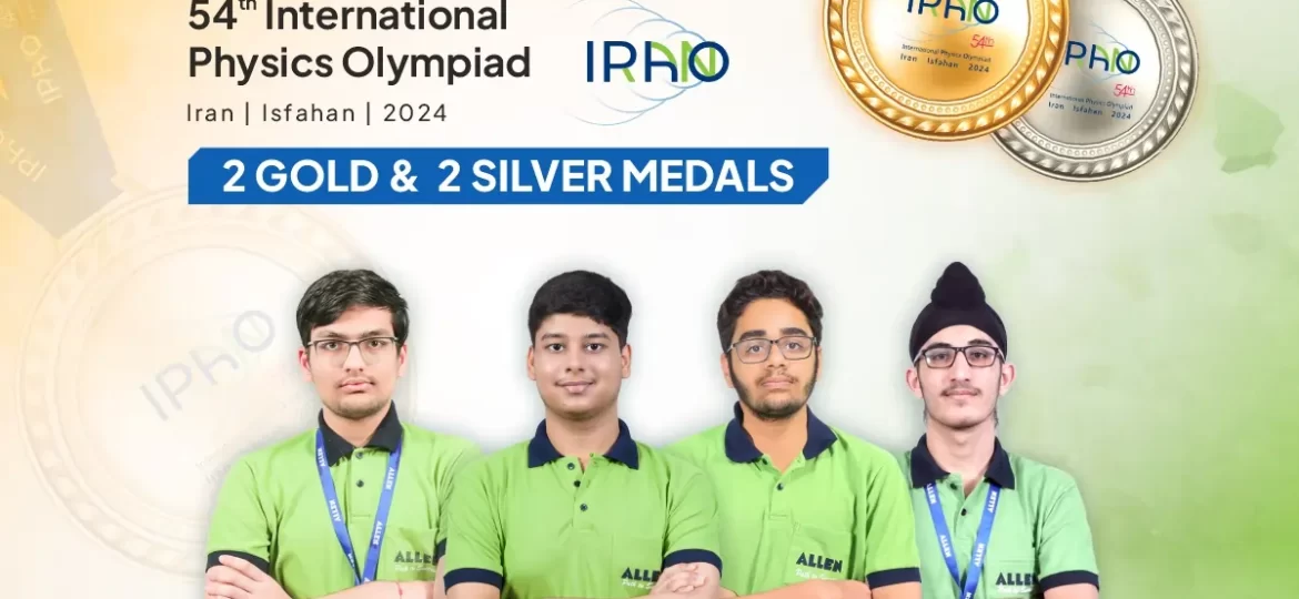 Allen students win 4 out of 5 medals in IPhO 2024