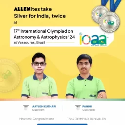 ALLEN Students Win Two Silver Medals in IOAA