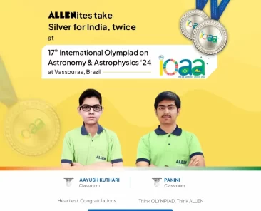 ALLEN Students Win Two Silver Medals in IOAA