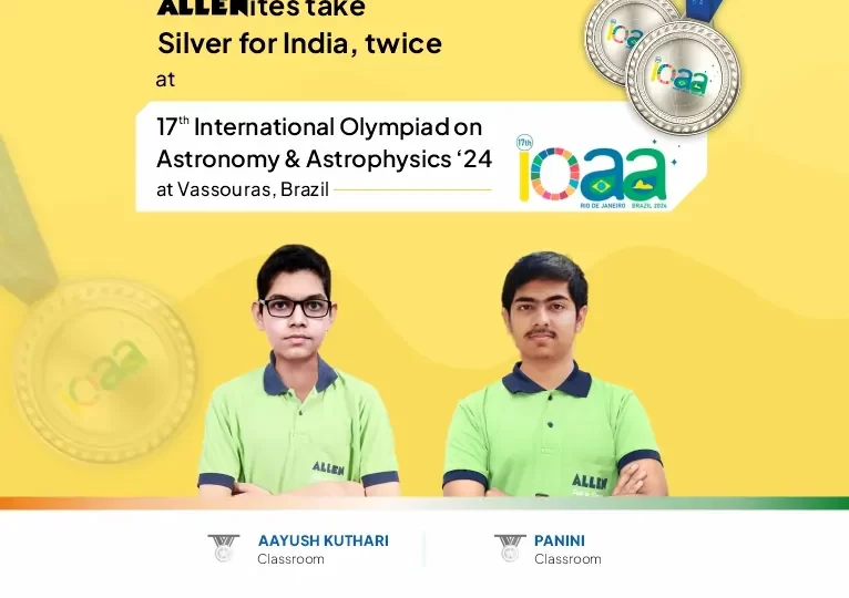 ALLEN Students Win Two Silver Medals in IOAA