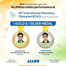 ALLEN students win Gold & Silver Medal in IChO