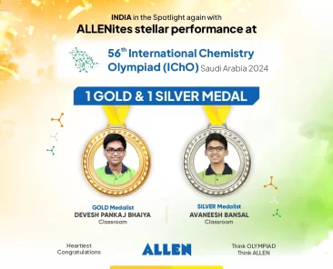 ALLEN students win Gold & Silver Medal in IChO