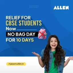 Relief for CBSE students--Now No bag day for 10 days