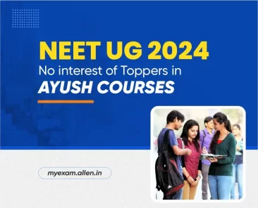 NEET UG 2024 No interest of Toppers' in AYUSH courses