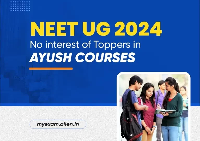 NEET UG 2024 No interest of Toppers' in AYUSH courses