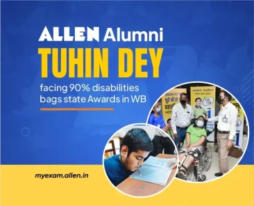 ALLEN Alumni facing 90% Disability Bags West Bengal State Award 2024