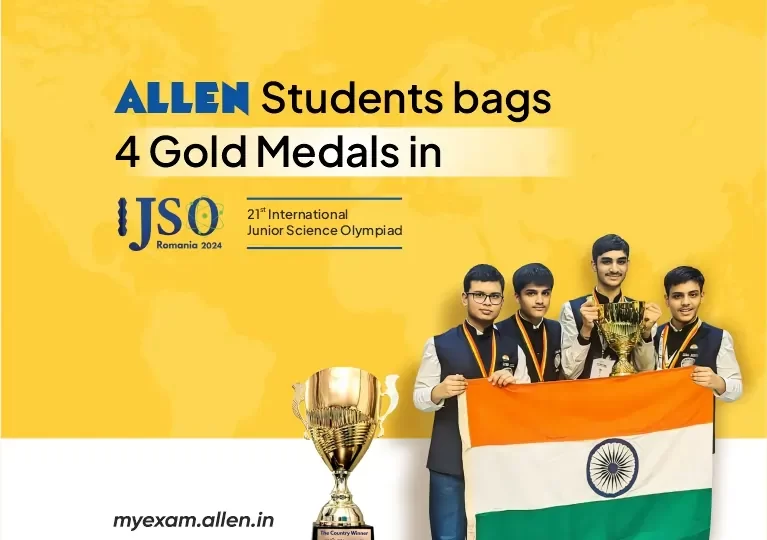 Allen Students bags 4 Gold Medals in IJSO