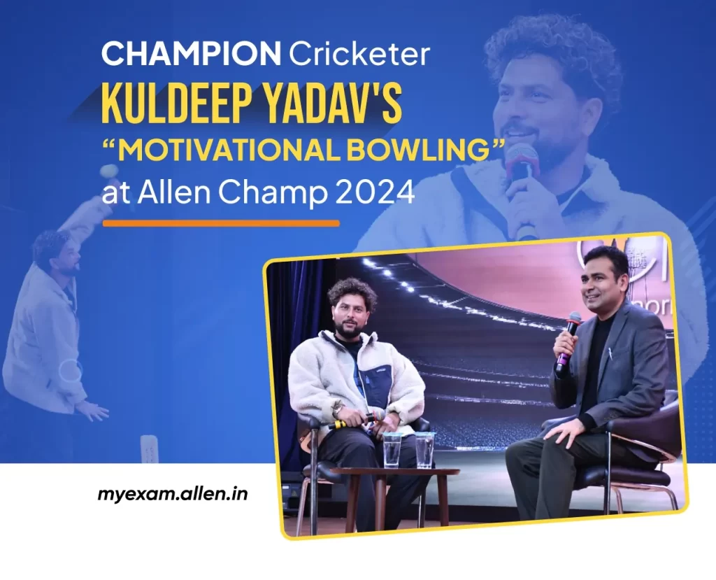 Kuldeep Yadav at ALLEN