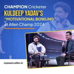 Kuldeep Yadav at ALLEN