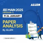 JEE Main 2025 Paper Analysis (24 January) By ALLEN