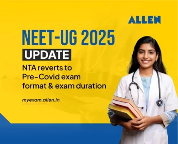 NEET UG 2025 NTA Revert Question Paper Exam Pattern to Pre-Covid Format