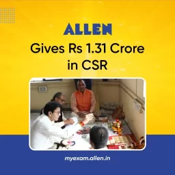 ALLEN Gives Rs 1.31 Crores in CSR