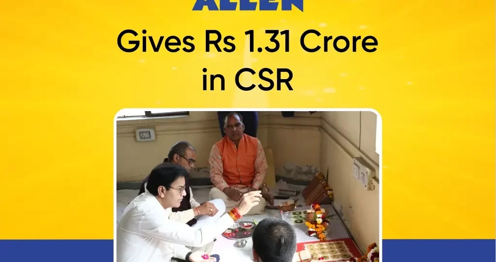 ALLEN Gives Rs 1.31 Crores in CSR