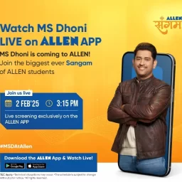 ALLEN Sangam - Meet MS Dhoni Live