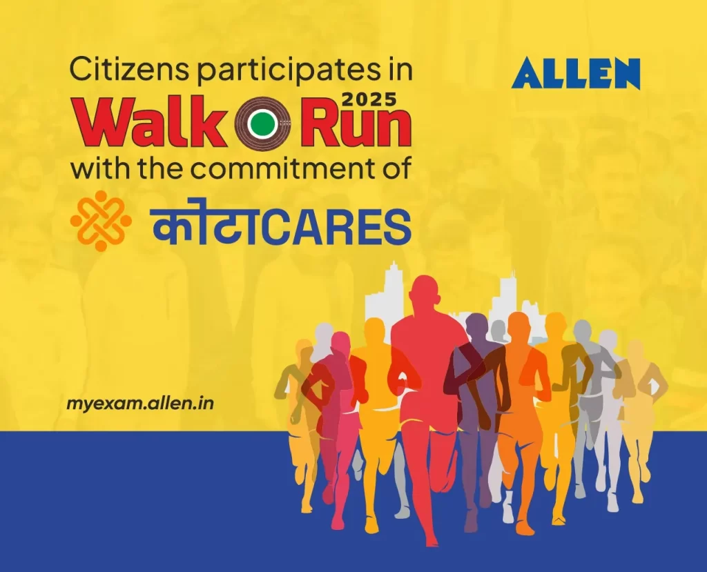 Citizens participated in Walk-o-Run with the Commitment of Kota Cares