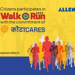 Citizens participated in Walk-o-Run with the Commitment of Kota Cares