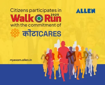 Citizens participated in Walk-o-Run with the Commitment of Kota Cares