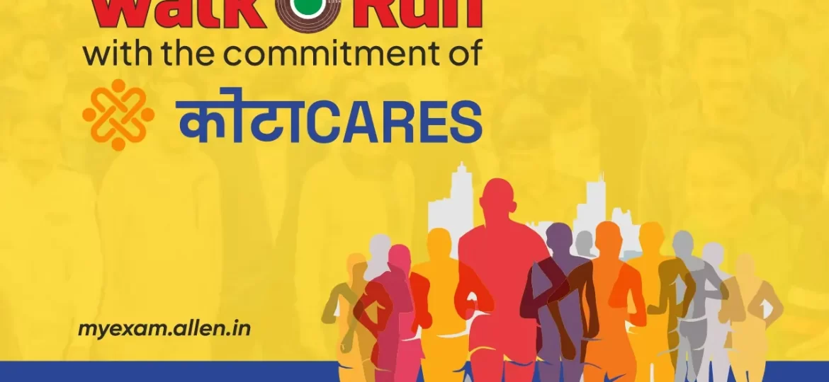 Citizens participated in Walk-o-Run with the Commitment of Kota Cares