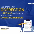 Last Chance for Correction in JEE Main 2025 Application as NTA opens Correction Window