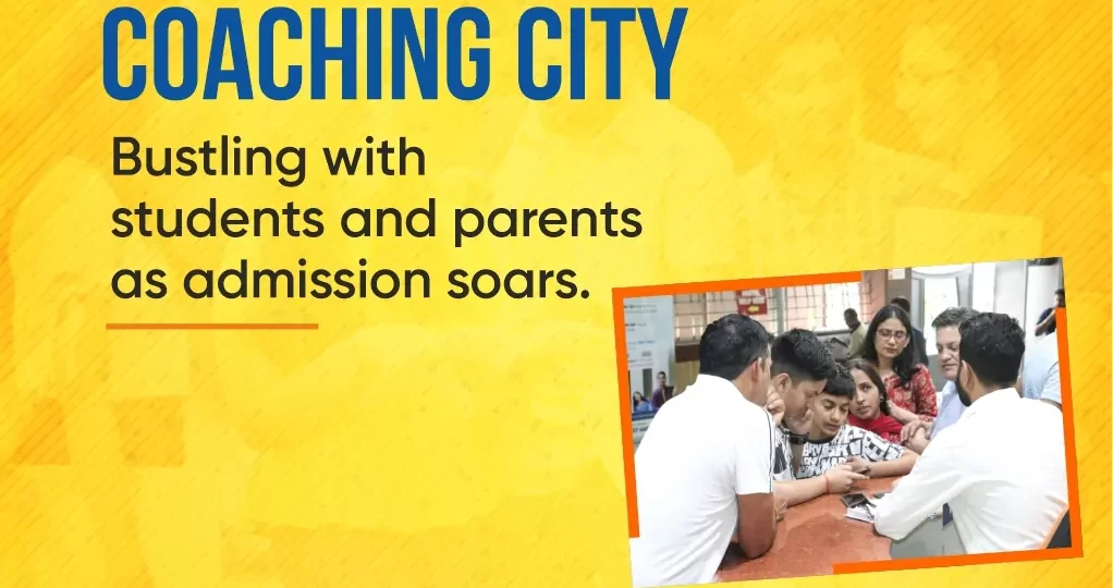 Coaching City Bustling with Students and Parents as Admission Soars