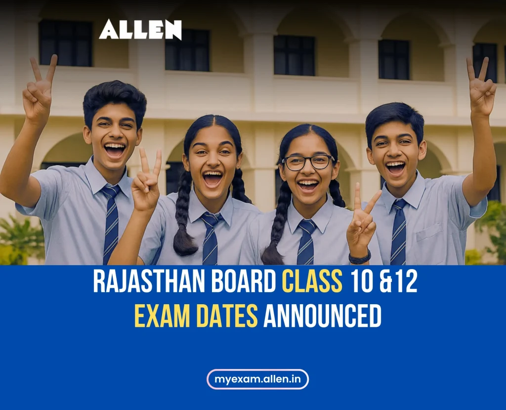 Rajasthan Board Class 10, 12 Exam Dates Announced