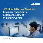 JEE Main 2026 Jan Session Documents to Carry