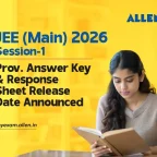 JEE Main 2026 Session 1 - Prov. Answer Key & Response Sheet Release Date Announced