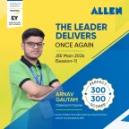 JEE Main 2026 Session 1: ALLEN Student Arnav Gautam Scores 300 Out of 300