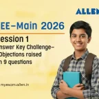 JEE Main 2026 Session 1 Answer Key Challenge